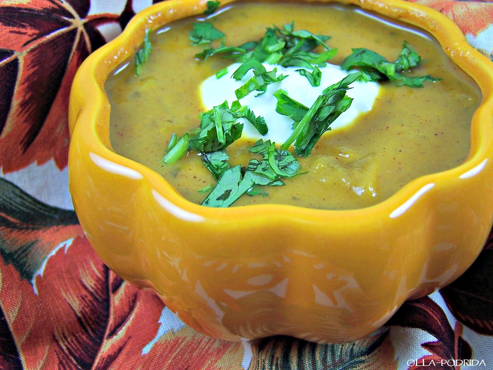 OllaPodrida Slow Cooker Sweet Potato & Yam Soup