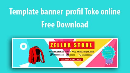 Download Template banner toko online Free