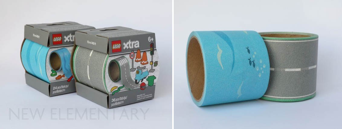 LEGO® Xtra review & MOCs: 854048 Road Tape & 854065 Water