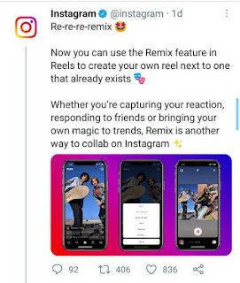 instagram remix कैसे यूज करें