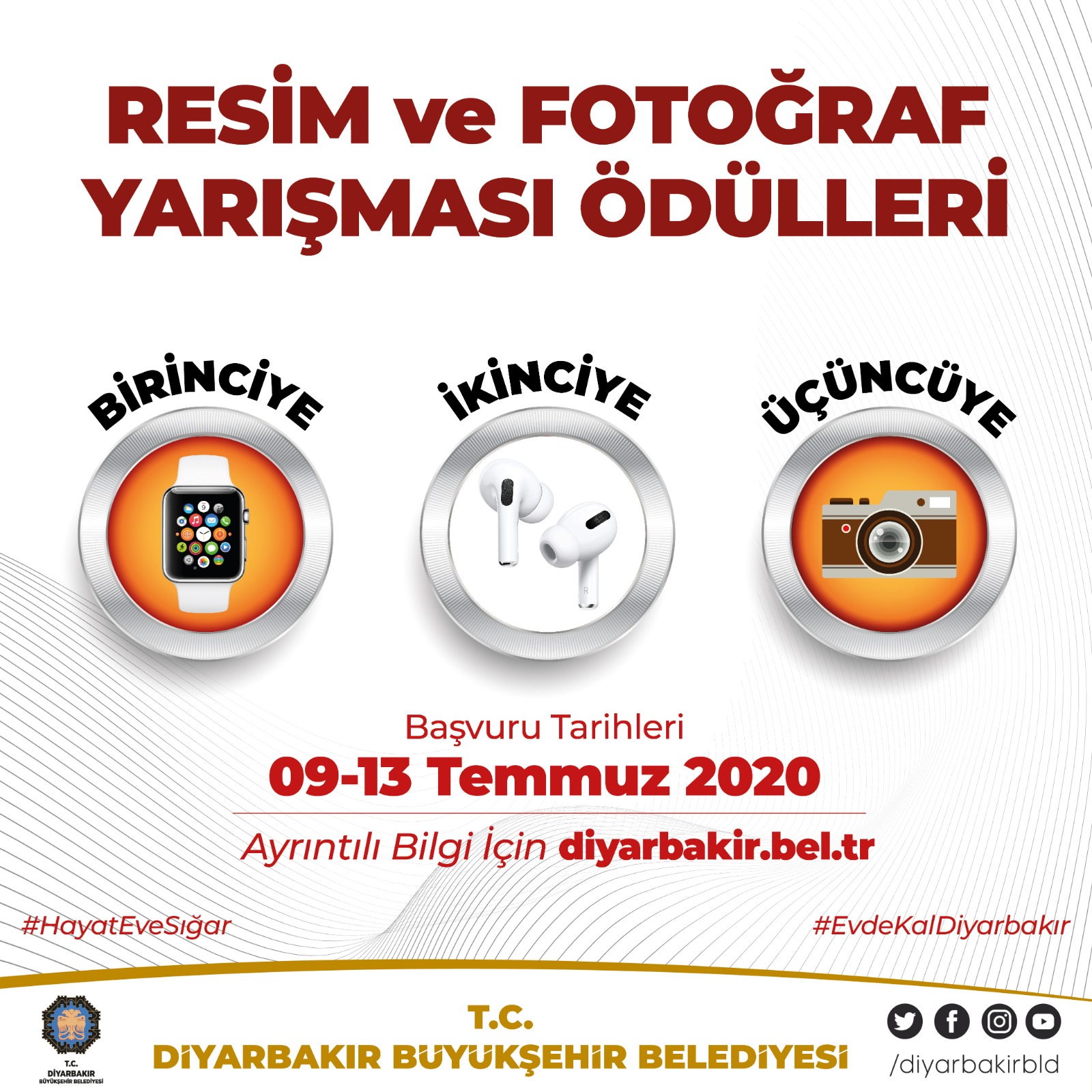 Diyarbakır Büyükşehir Belediyesinden 15 Temmuz temalı ödüllü yarışmalar Diyarbakır Büyükşehir Belediyesinden 15 Temmuz temalı ödüllü yarışmalar