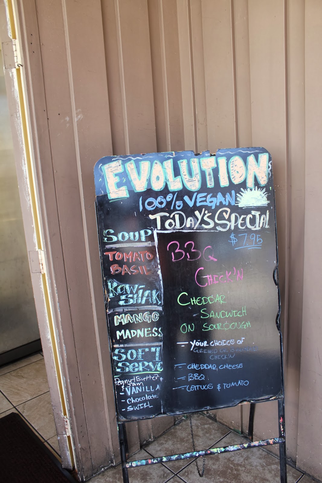 The Vegan Hucklebuck Evolution Fast Food San Diego Ca. Review