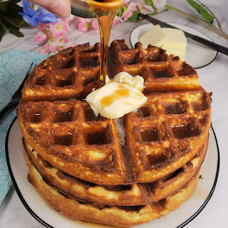 28 Keto-Friendly Desserts - Low Carb Belgian Waffles with Coconut Flour