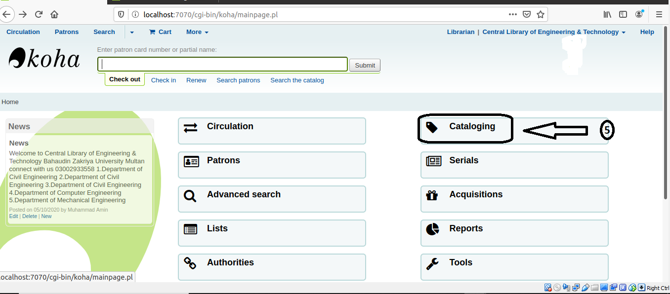 How to Cataloguing in Koha Adding a New Books in Koha Cataloging