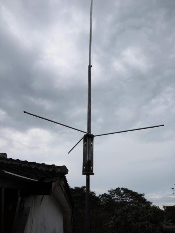 Hf antenna for small yard