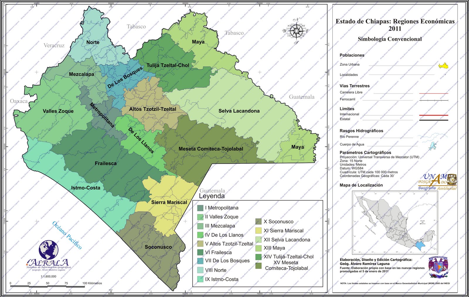 Geografía del Estado de Chiapas junio 2011 Geografía del Estado de Chiapas junio 2011