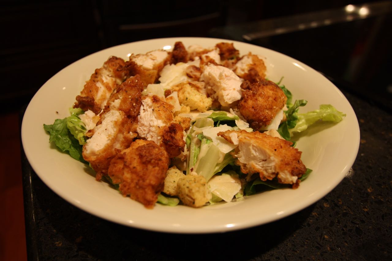 The Roediger House Meal No. 1759 Caesar Salad with Southern Fried