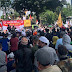 Demo Tolak BBM di Patung Kuda, Ratusan Massa GNPR Minta Harga BBM dan Jokowi Diturunkan
