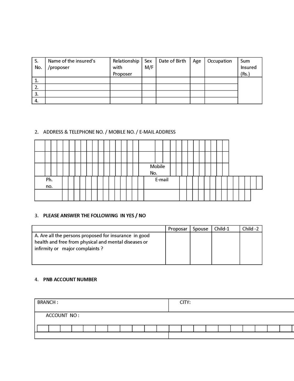 pnb oriental royal mediclaim policy Scribd india