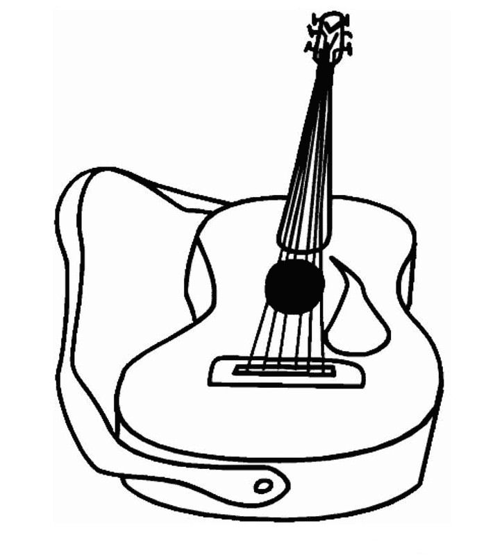 instruments coloring pages - photo #31