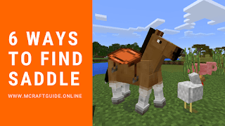 6 Ways To Get A Saddle In Minecraft 2020 Edition Mcraftguide