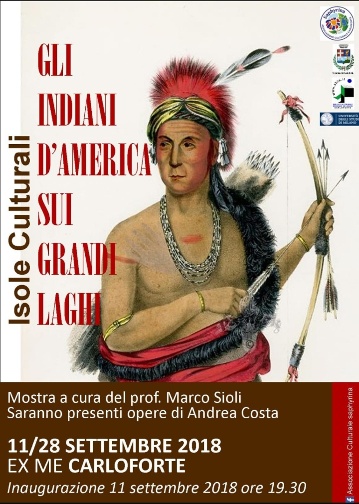 CARLOFORTE Gli Indiani d'America sui grandi Laghi 2018