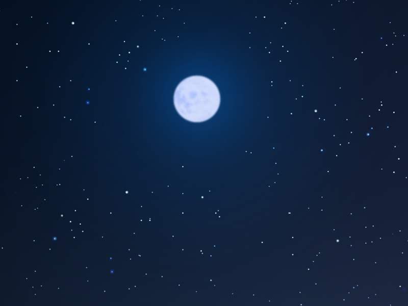 Anime Landscape: The moon (Anime Background)