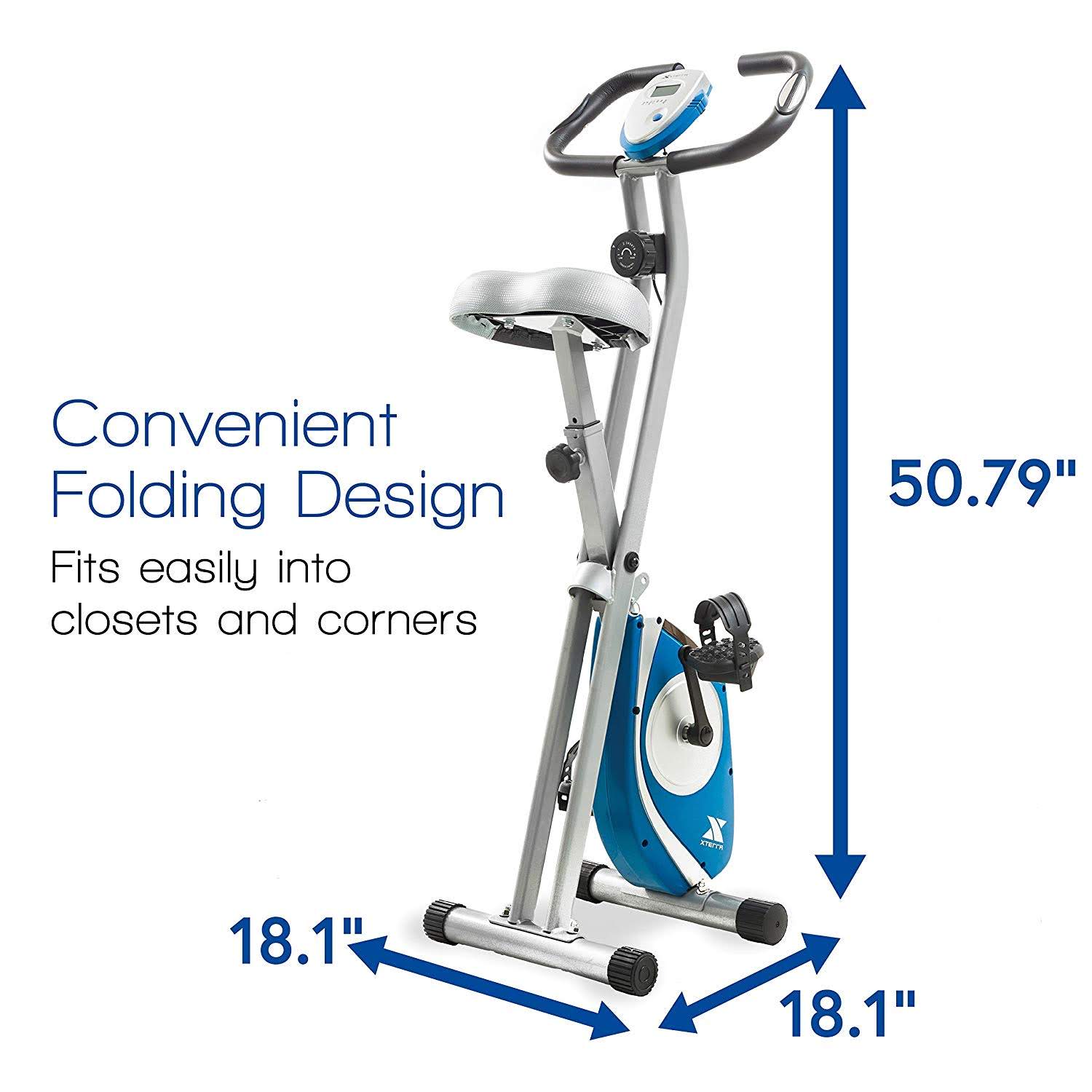 xterra folding exercise bike