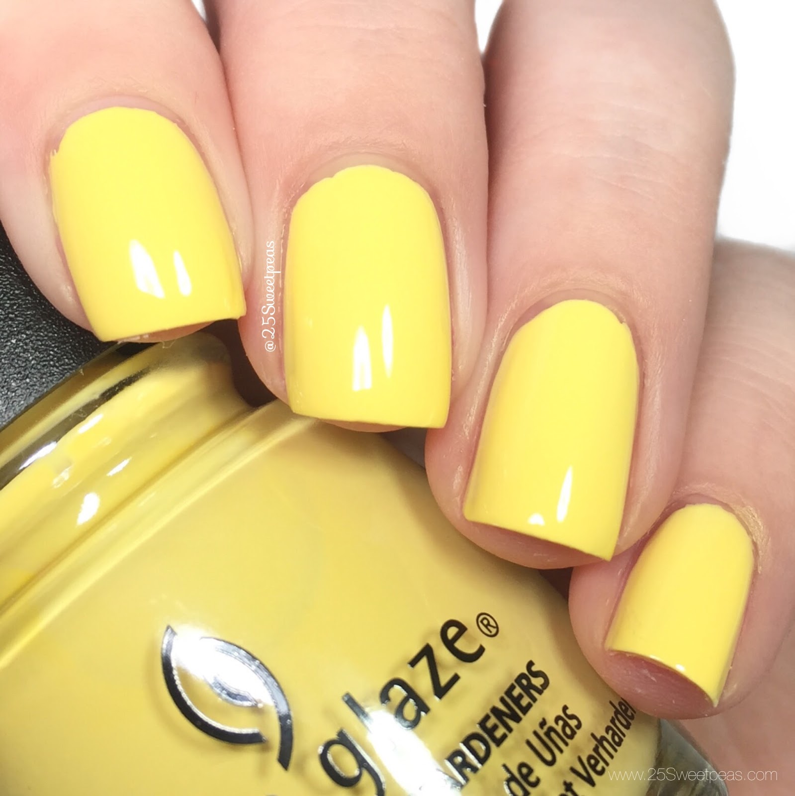 China Glaze Chic Physique Swatches — 25 Sweetpeas