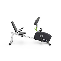Universal R20 Recumbent Exercise Bike, updated model of the Schwinn A20, compact design, with fully adjustable seat, ECB magnetic resistance, 8 resistance levels, 7 workout programs