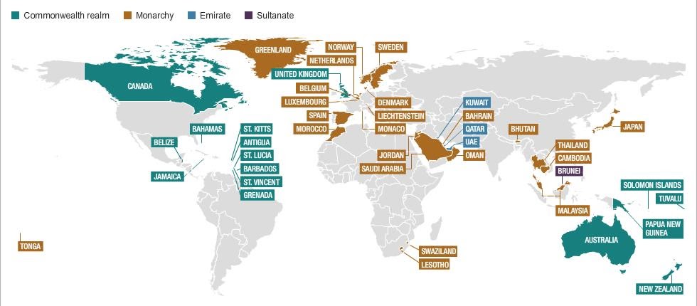 las Monarquías en el Mundo ( I )