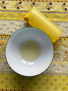 Réalisation de la peinture pour le bain, DIY