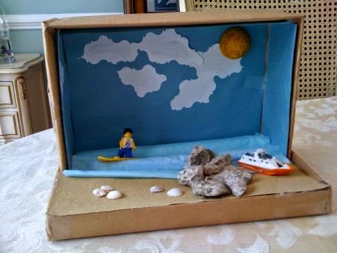 recycle diorama