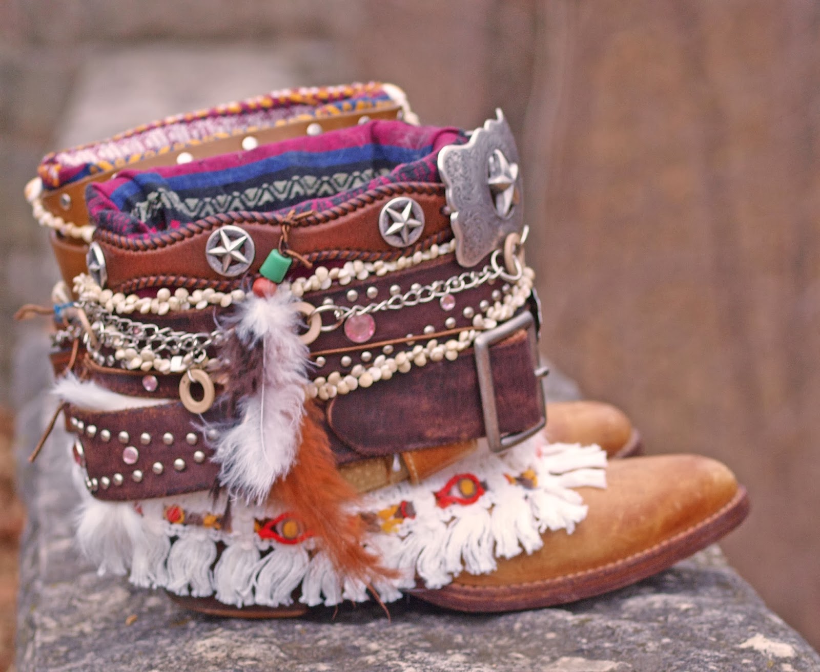 TheLookFactory: My reworked vintage boho boots