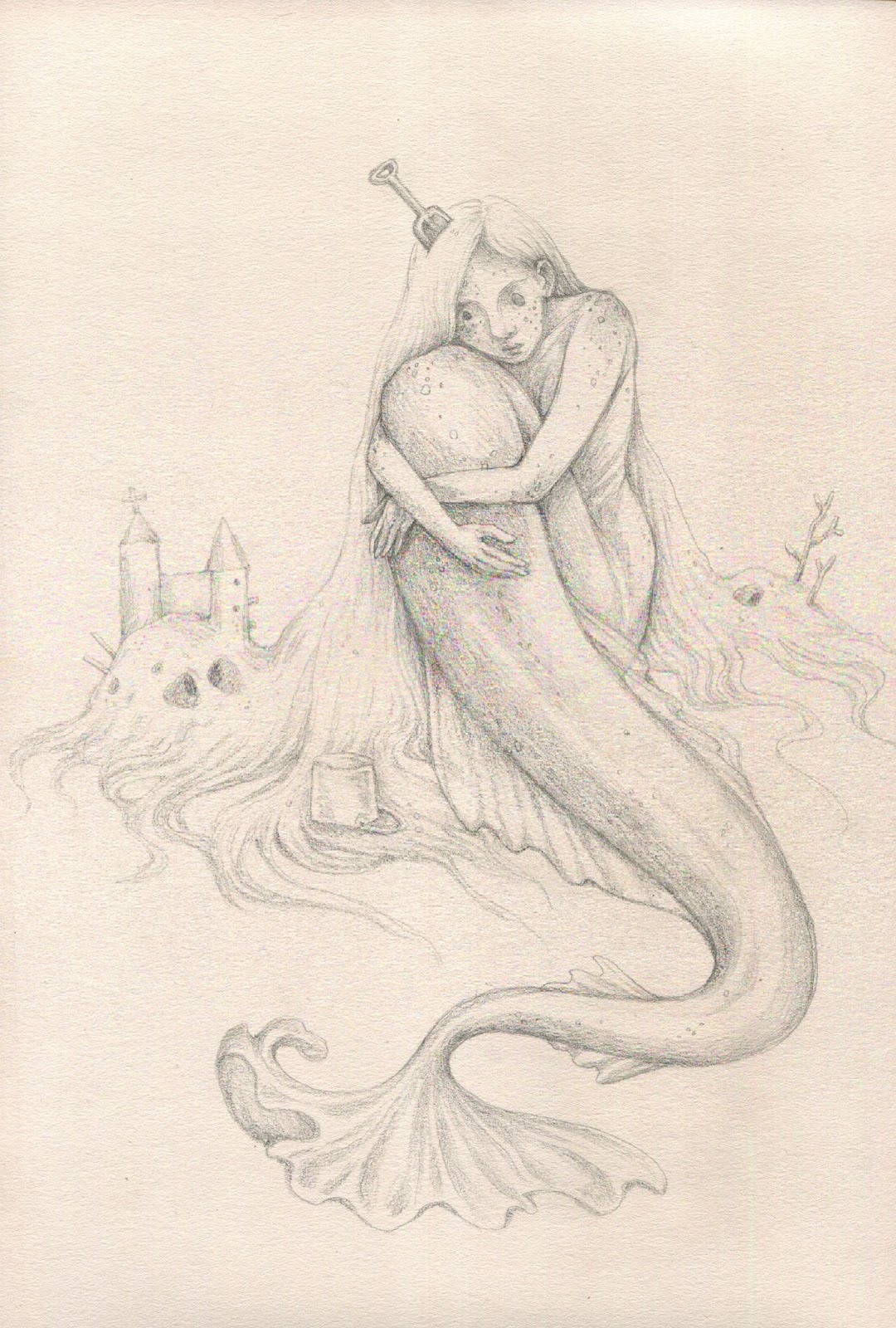 Mermaid For Inktober Inktober2go Desenhos Aleatorios Desenhos