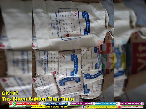 jual Tas Blacu Sablon Tiga Tinta