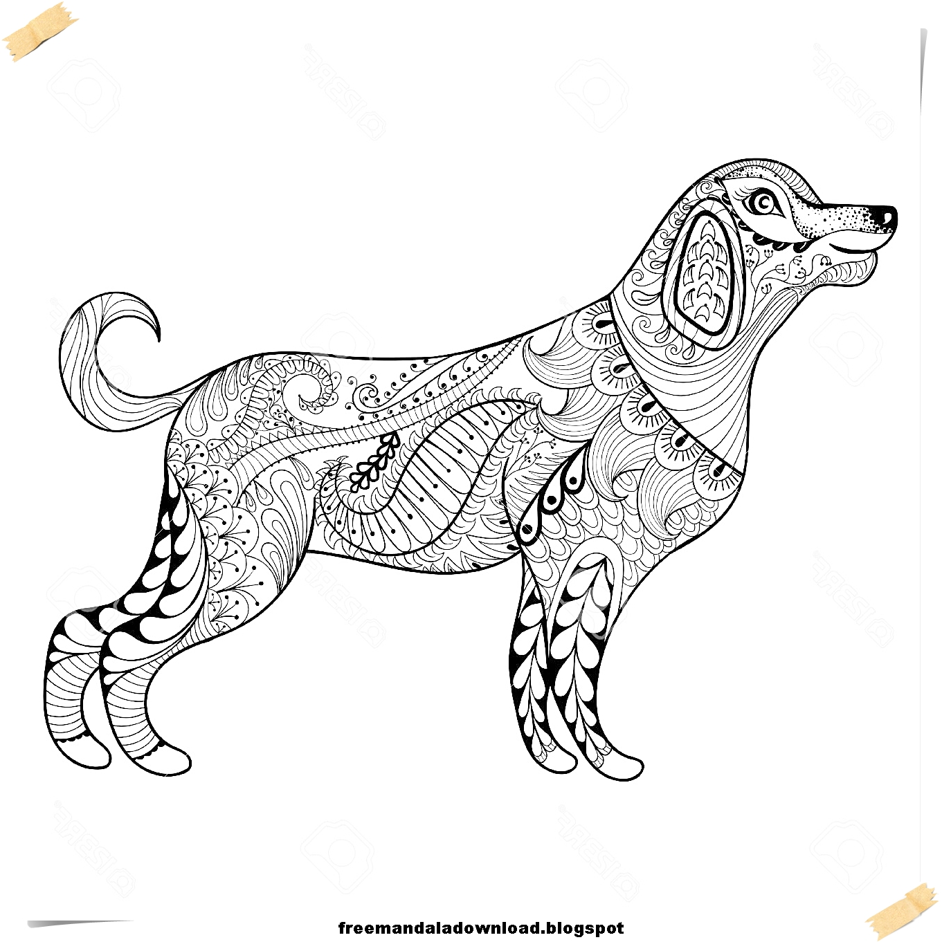 Mandala Tiere-Mandala animals Mandala Tiere-Mandala animals