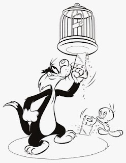 sylvester coloring pages