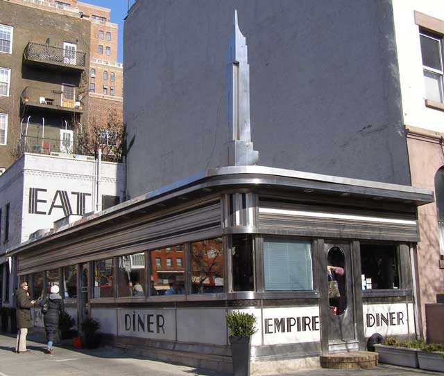 Then And Now: Then and Now: Empire Diner at 10th Avenue and 22nd Street