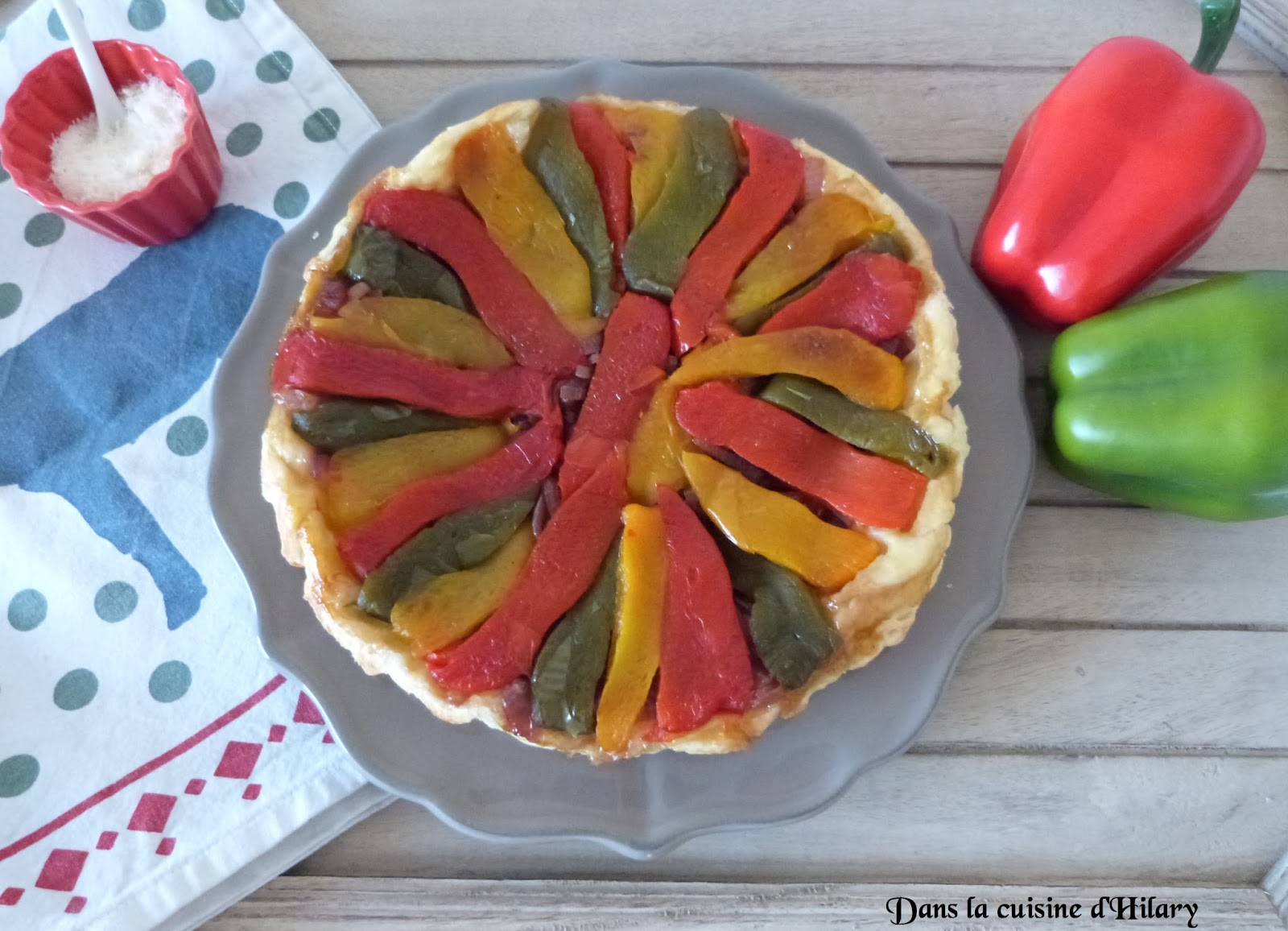 Tarte Tatin Aux Poivrons Et Tapenade