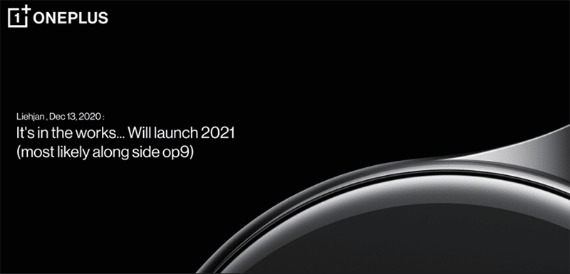OnePlus Watch to launch alongside OnePlus 9 series on March 23