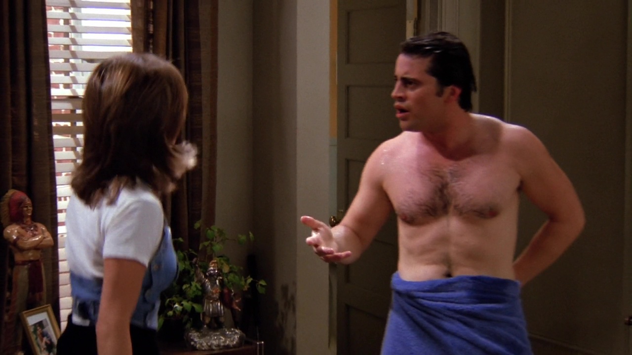 Matt LeBlanc shirtless in Friends 1-13 "The One With The Boobies"...