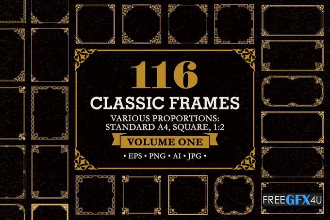 Decorative Frames Borders set Free Download Decorative Frames Borders set