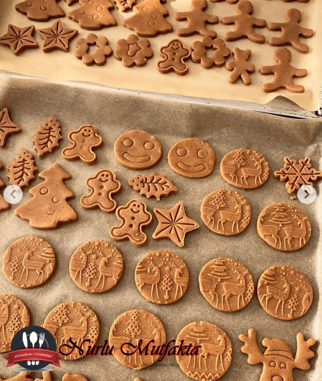 GİNGERBREAD COOKİES Nurlumutfakta