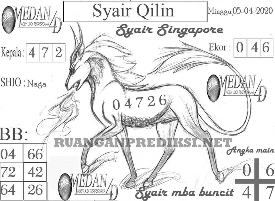 Syair Sgp 5 April 2020 Data singapore 2020