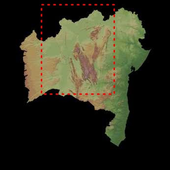 A Bahia em relevo : Depressão Sertaneja - Satélite