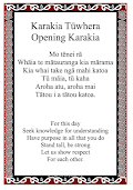 Karakia - Opening