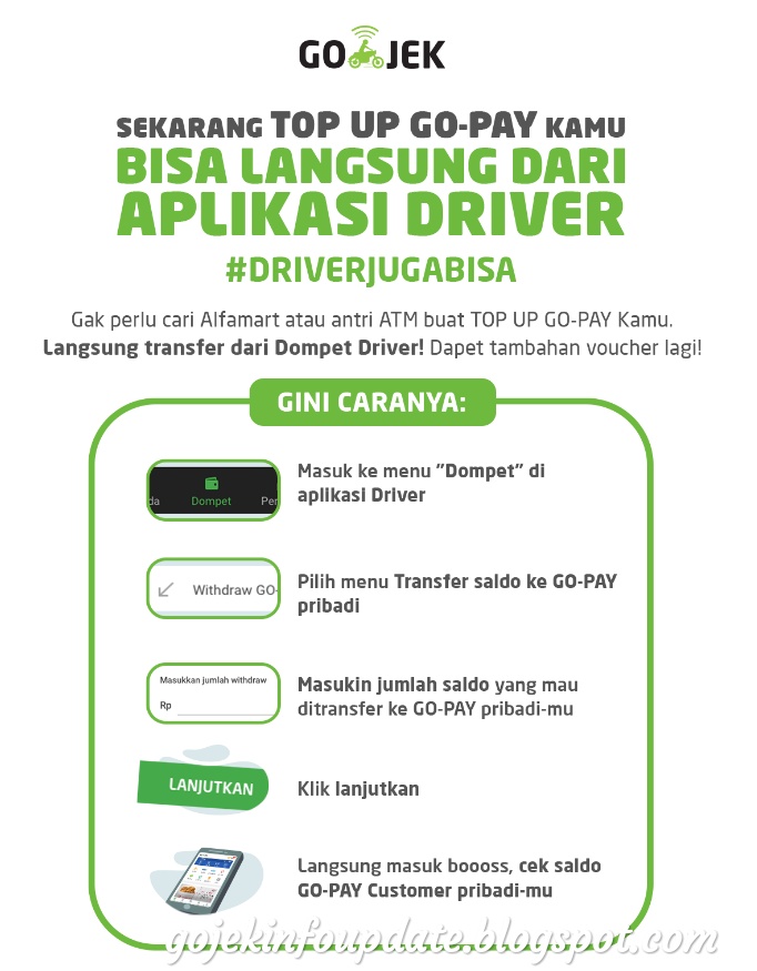Gojek Info Update Transfer Saldo Ke Go Pay Pribadi