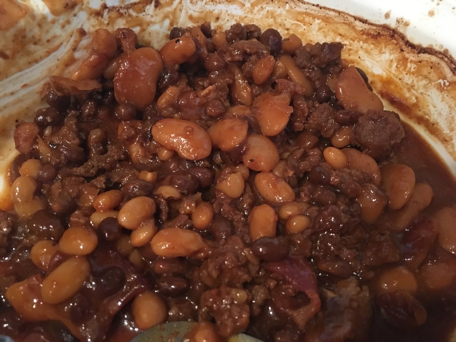 Make My Day Camp Jane's Baked Beans with Burger