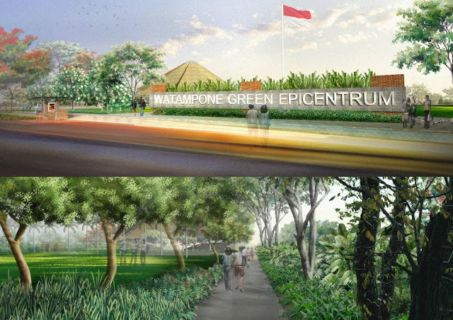 Watampone Green Epicentrum Bakal Jadi Ikon Baru di Bone, Begini Desain dari Pemenang Sayembara