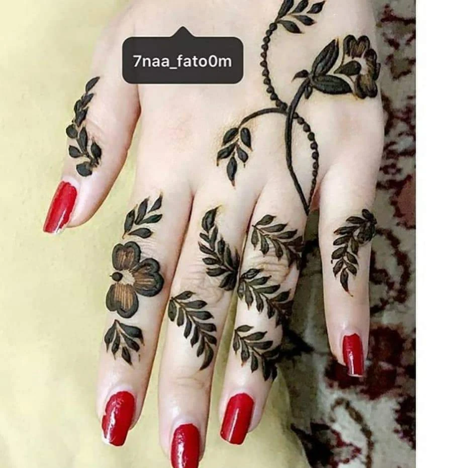 New Mehndi Designs – Beautiful Finger Mehndi Designs # i162