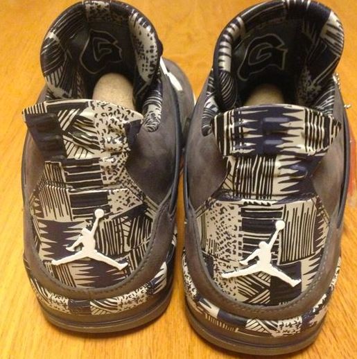 Jordan/ Air Jordan 4 Georgetown PE Aj4 Mid Top Retro Casual Sport Culture Shoes Basketball Shoes 