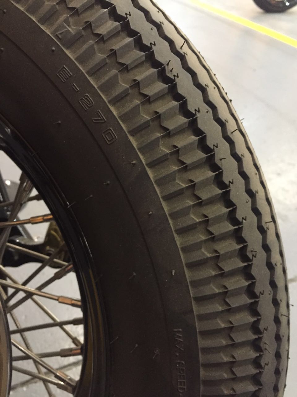 1941 Harley Davidson WL Restoration Tyres
