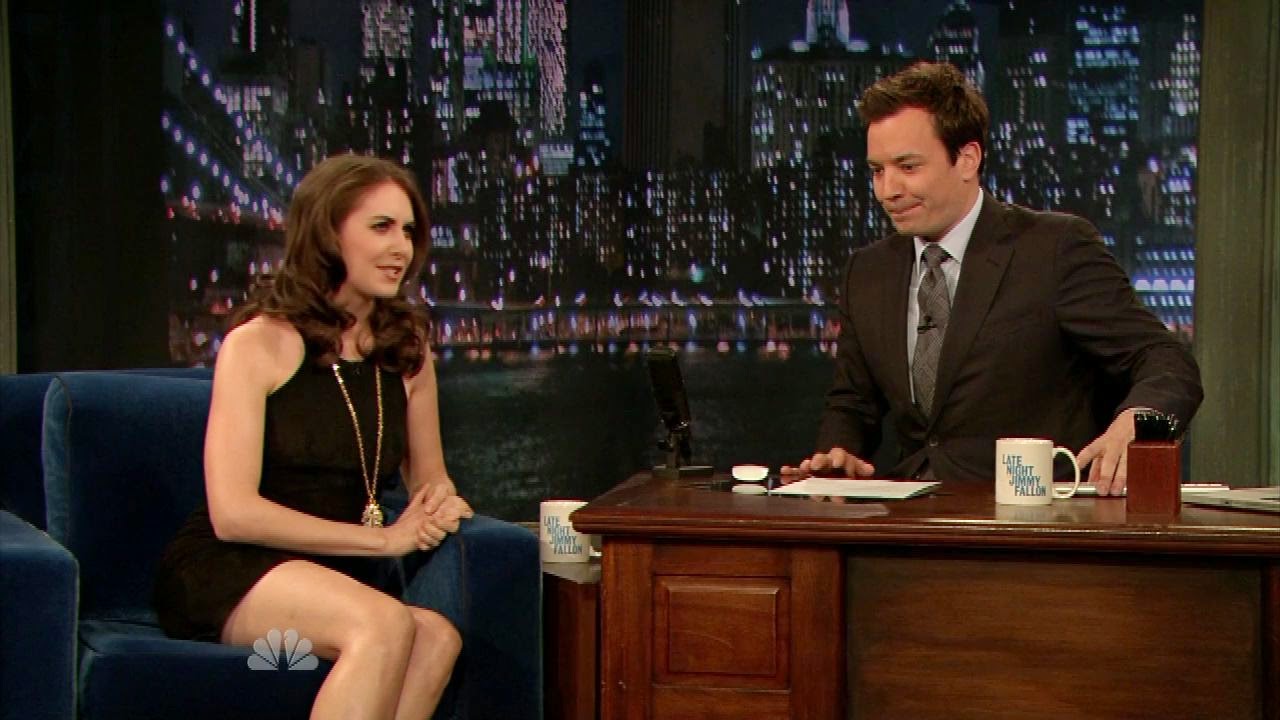 ZODCAPS - Starlet Interviews & More: Alison Brie on Late Night with
