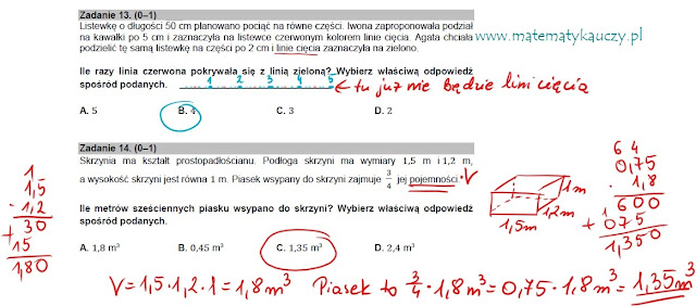 Egzamin ósmoklasisty maj 2021 z matematyki CKE - 👉ODPOWIEDZI z rozwiązaniami KROK PO KROKU :)