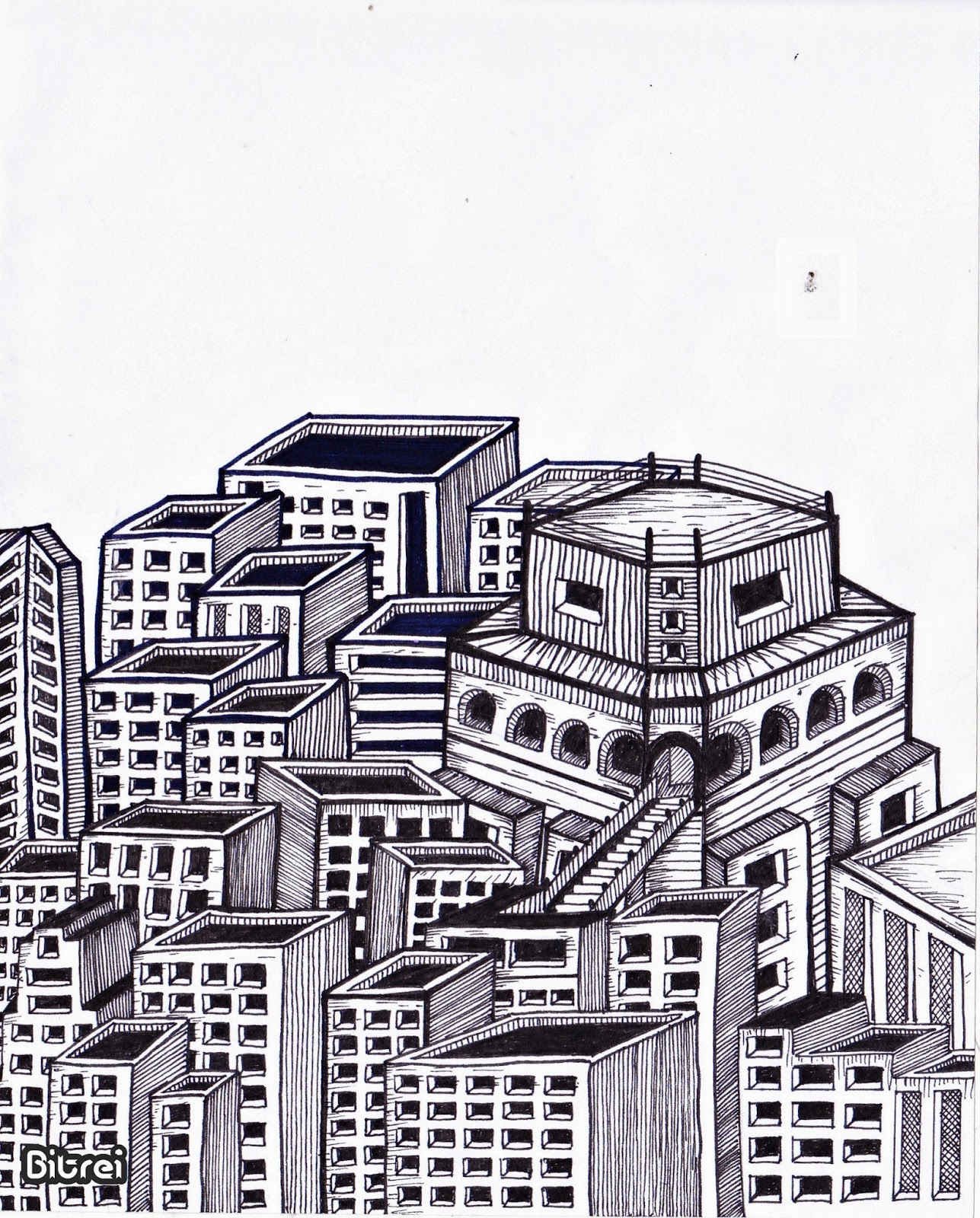 Life Is Never Flat 10 City Doodle