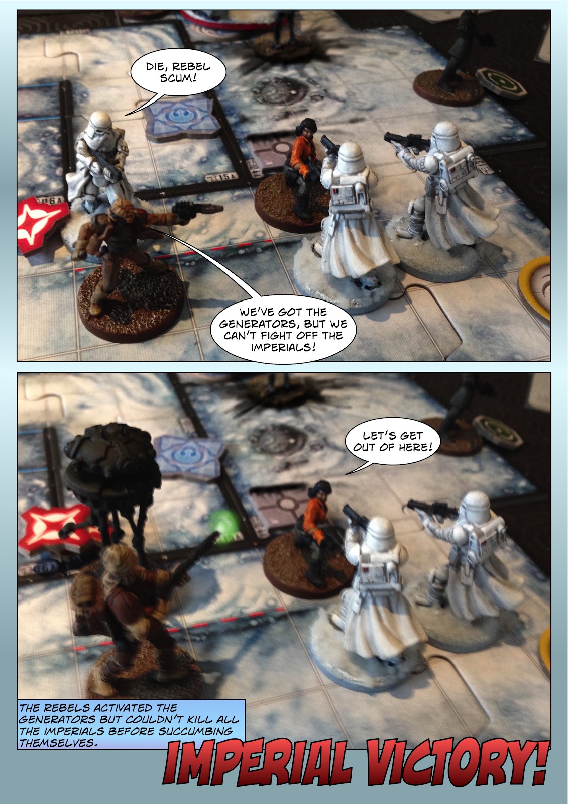 Return to Hoth campaign comic! Star Wars Imperial Assault Return to Hoth