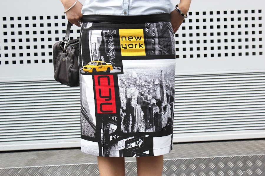 Cómo hacer el bajo dobladillo de la falda