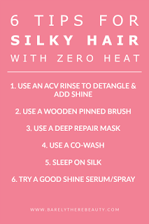 6 Tips For Shiny Sleek Hair With Zero Heat