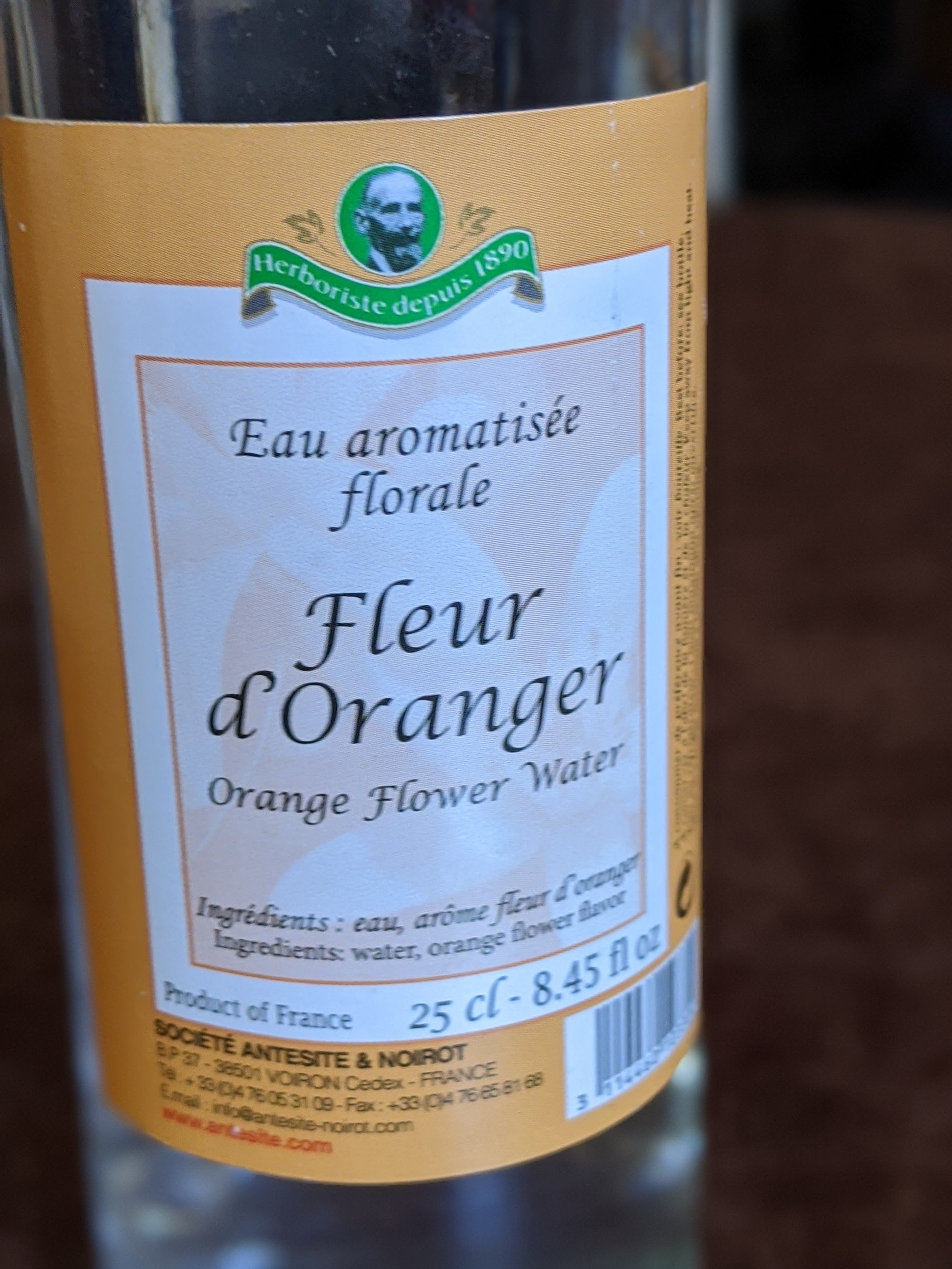 orange flower water The Fresh Loaf